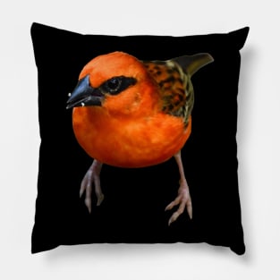 Little red bird Pillow