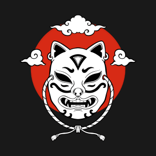 Kitsune Minimalist Mask T-Shirt