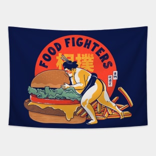Food Fighters Sumo Tapestry