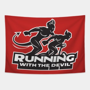 Running with the Devil Tapestry