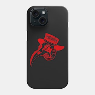 Plague Doc in Red Phone Case