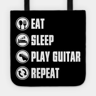 Eat Sleep Play Guitar Repeat Tote