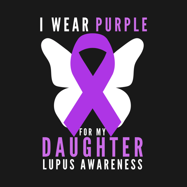 I wear purple for my daughter lupus awareness by AM95