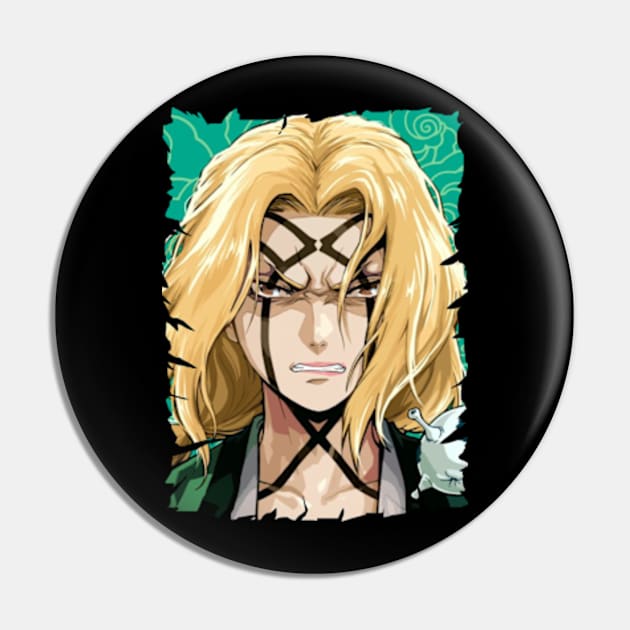 TSUNADE SENJU MERCH VTG Pin by funnymushroomz