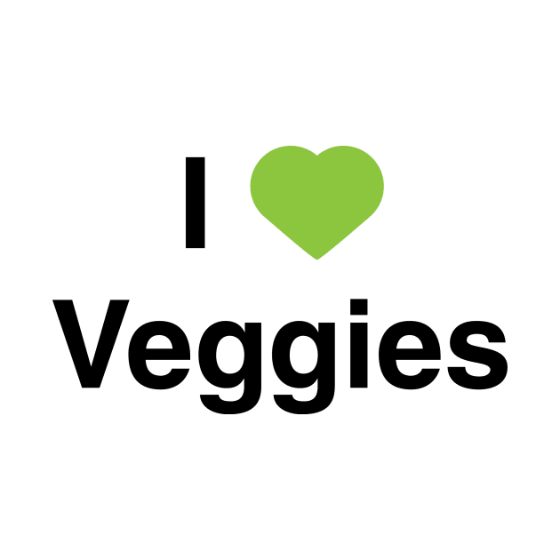 I Heart Veggies T-Shirt by glutenfreegear