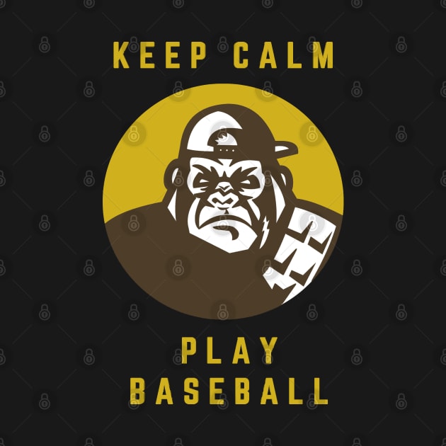 Keep Calm and play baseball by RioDesign2020