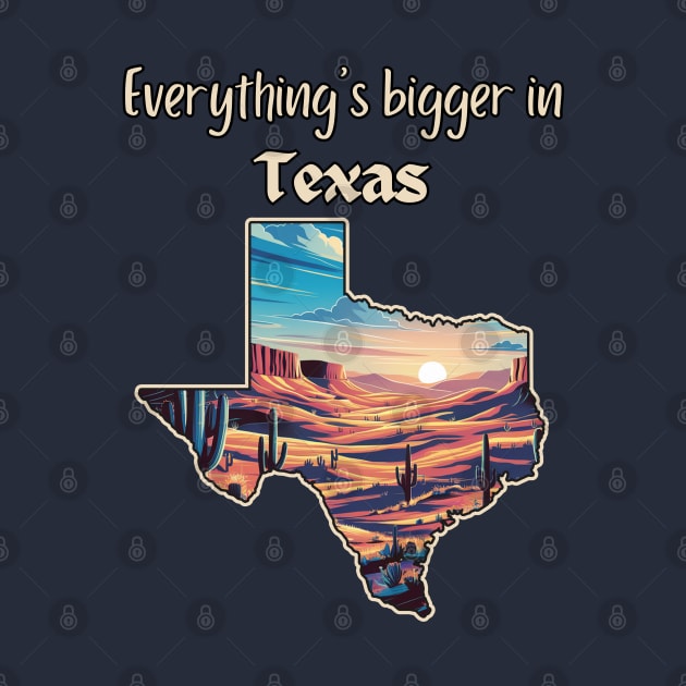 Everything's bigger in Texas by Moulezitouna