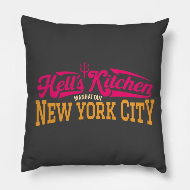 New York Hell´s Kitchen  - Hell´s Kitchen  - Hell´s Kitchen  Manhattan Pillow by Boogosh