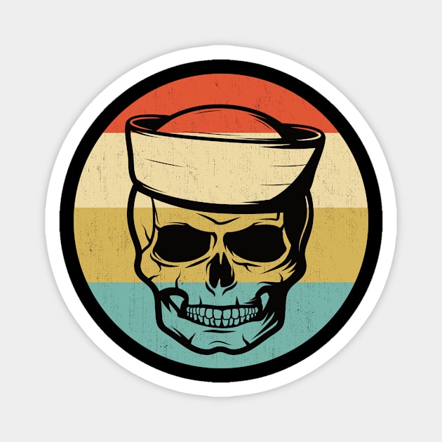 Skull Vintage Magnet by POS