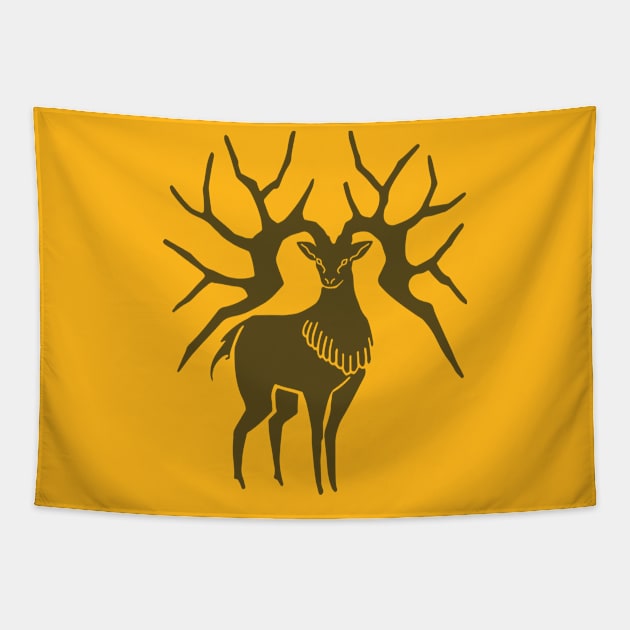 FETH Golden Deer Tapestry by Vicener