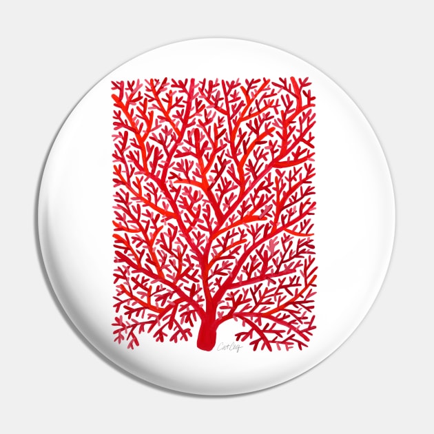 fan coral red Pin by CatCoq