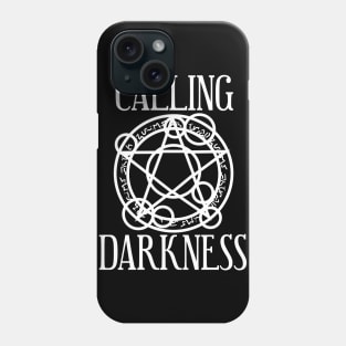 Calling Darkness White Logo Phone Case