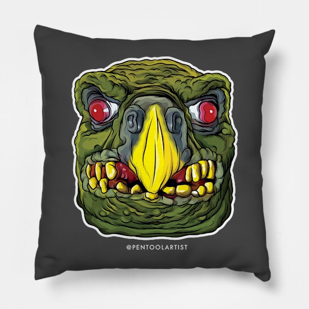 His name is TOKKA! Pillow by pentoolarts