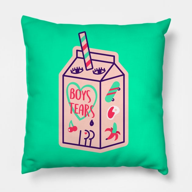 Boys Tears Pillow by WeriWeri