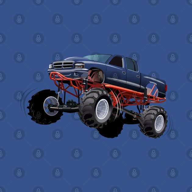 Cartoon Monster Truck by Mechanik