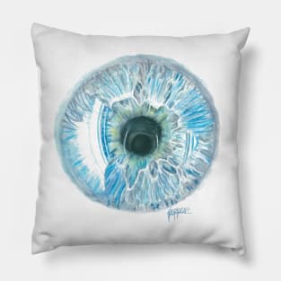 Eye am Blue Pillow