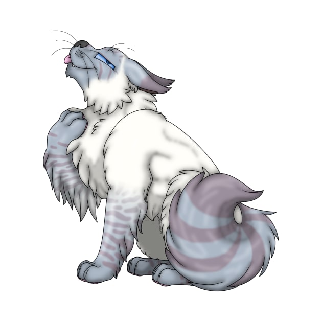 Blue Lynx Point Longhair by spyroid101