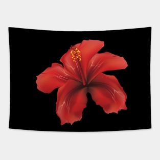 Red hibiscus Tapestry