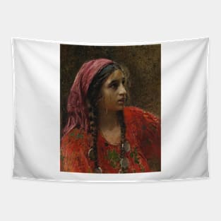 Gypsy by Konstantin Makovsky Tapestry