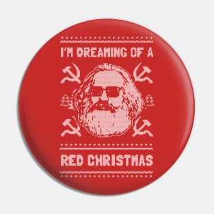 I'm Dreaming Of A Red Christmas Pin