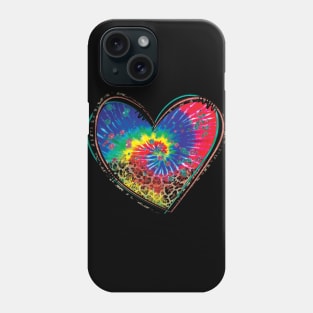 Tie Dye Heart Phone Case