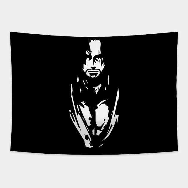 Evil Shanks Tapestry by IamValkyrie