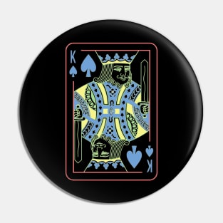 King of Spades Night Mode Pin