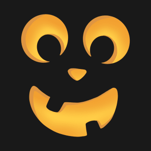 Goofy Jack O Lantern Face T-Shirt