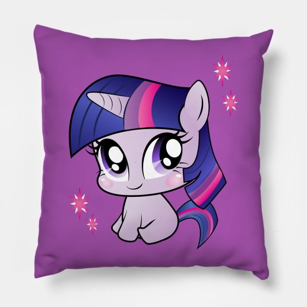 Twilight Sparkle Chibi Pillow by AkanesChibiArt