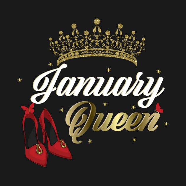 January Queen Birthday for women by Spreadlove