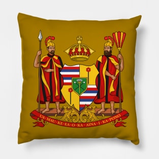 Royal Coat of Arms of the Kingdom of Hawai'i Pillow