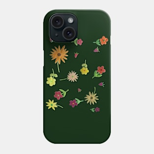 Summer Flowers and Berries Phone Case