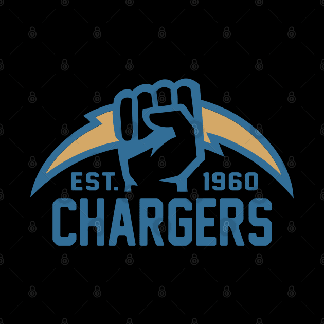 Los Angeles Chargers 1 by Buck Tee