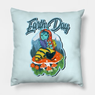 Earth Day Pillow