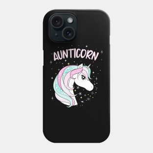 Aunticorn Aunt Unicorn Awesome Family Women Phone Case