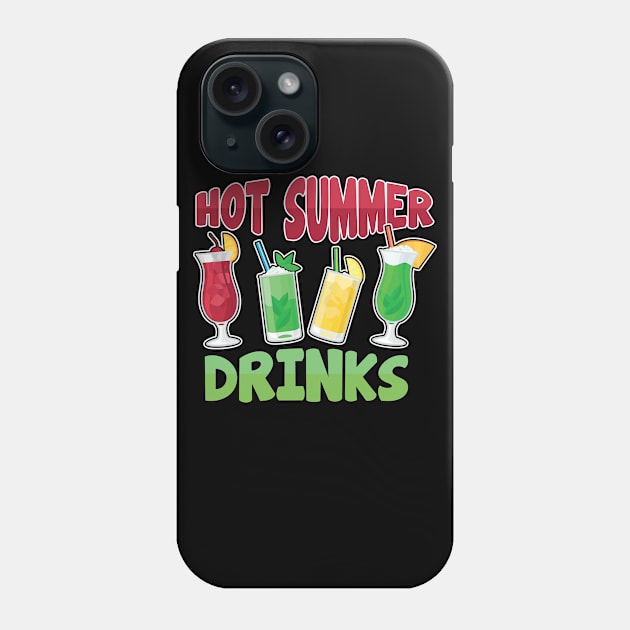 hot summer drinks Phone Case by Diannas