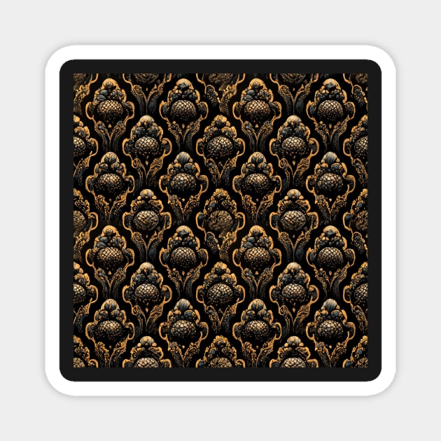 Elegant Ornate pattern, model 9 Magnet by Endless-Designs