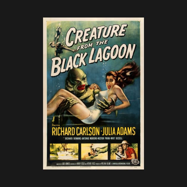 Creature from the Black Lagoon Movie Poster by petersarkozi82@gmail.com