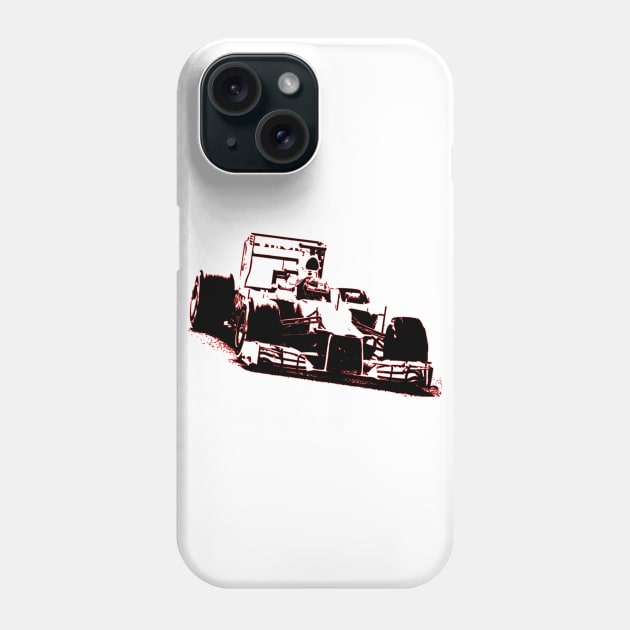 Formula One Racer Phone Case by hottehue