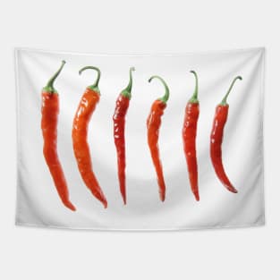 Red hot peppers Tapestry