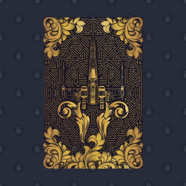 Golden Deco X-Jet by creativespero