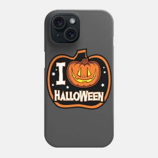 I Love Halloween | Pumpkin Phone Case