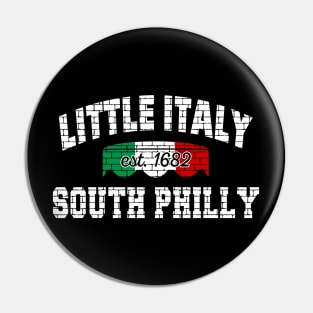 Little Italy Philadelphia South Philly Italian Heritage Pin