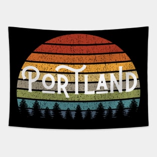 Portland Oregon Maine Design for Portland Pride Tapestry