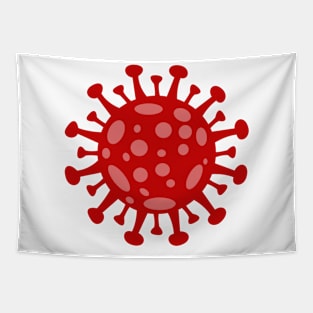 Red Virus Tapestry