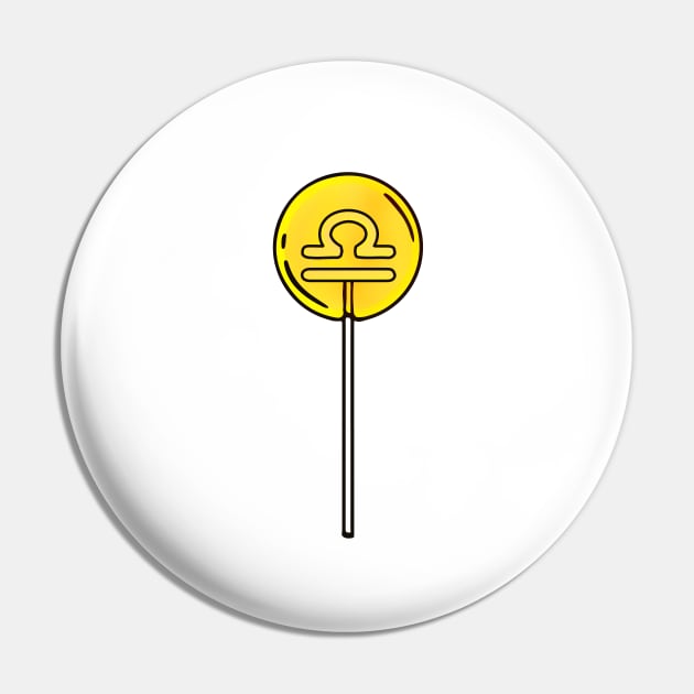 Libra Lollipop Pin by wildtribe