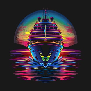 Cruise Vacation Cruising Pop Art T-Shirt