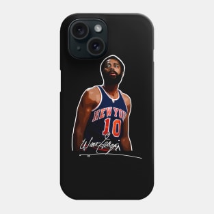 Walt Frazier The Clyde Basketball Legend Signature Vintage Retro 80s 90s Bootleg Rap Style Phone Case