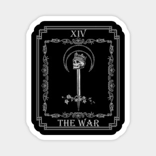 Tarot - "The War" - b&w Magnet