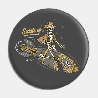 saddle up Pin